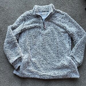 Weatherproof Gray Sherpa Windbreaker